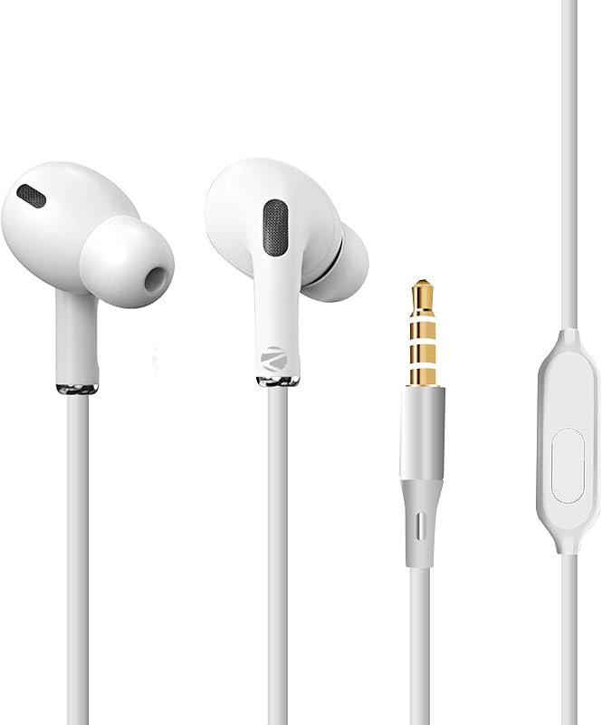 ZEBRONICS Zeb-Tulip Wired in Ear Earphone with Mic (White)