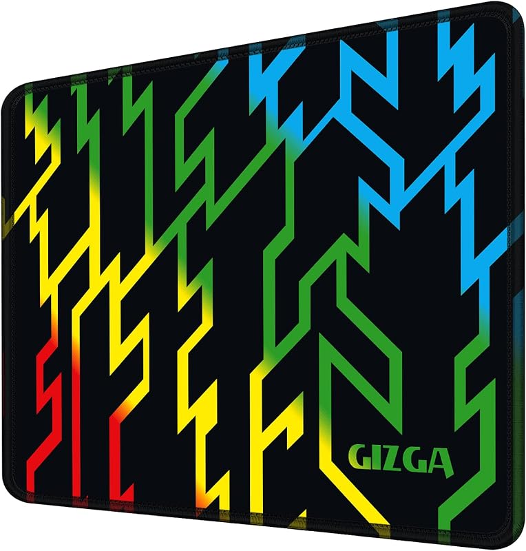 GIZGA essentials Rubber Extended Gaming Mouse Pad for Laptops, Laptop Desk Mat, Computer Mouse Pad with Smooth Mouse Contr...