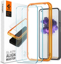 Spigen AlignMaster Tempered Glass Screen Protector Guard for Nothing Phone (1) - 2 Pack