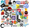 CodersParadise Laptop Sticker for Programmer, Coder, Developer, IT Professional - Pack of 51 Stickers , Journal, Bike Helm...
