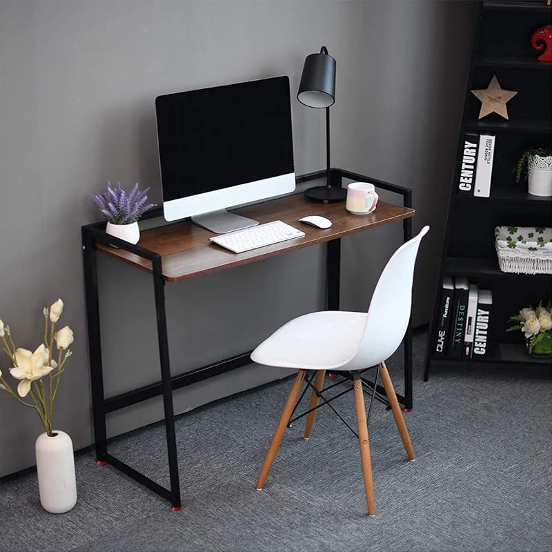 Livzing Multipurpose Foldable Study Desk Portable Wooden Utility Laptop Table Bedside Drawing Room Home Decor-Space Saving...