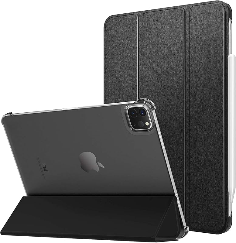 ProElite Smart Case Cover for Apple iPad Pro 11 inch (27.9cm) 2022/2021 4th/3rd Generation [Auto Sleep/Wake ], Translucent...