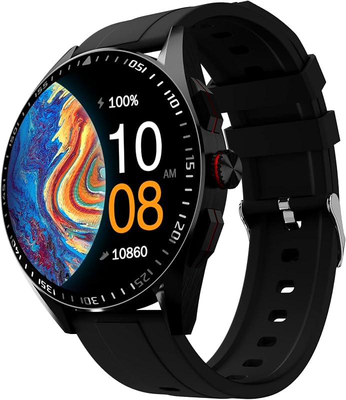 Fire-Boltt Invincible Plus 1.43" AMOLED Display Smartwatch with Bluetooth Calling, TWS Connection, 300+ Sports Modes, 110 ...