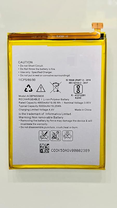 18 Months Warranty VIRATECK Original Battery for Micromax in 1 / in 1b / in Note 1 / E6746 / E7746 / E6523 / E7533 (1ICP5/...