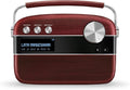 Saregama Carvaan Premium - Portable Music Player with 5000 Preloaded Songs, FM/BT/AUX (Cherrywood Red)