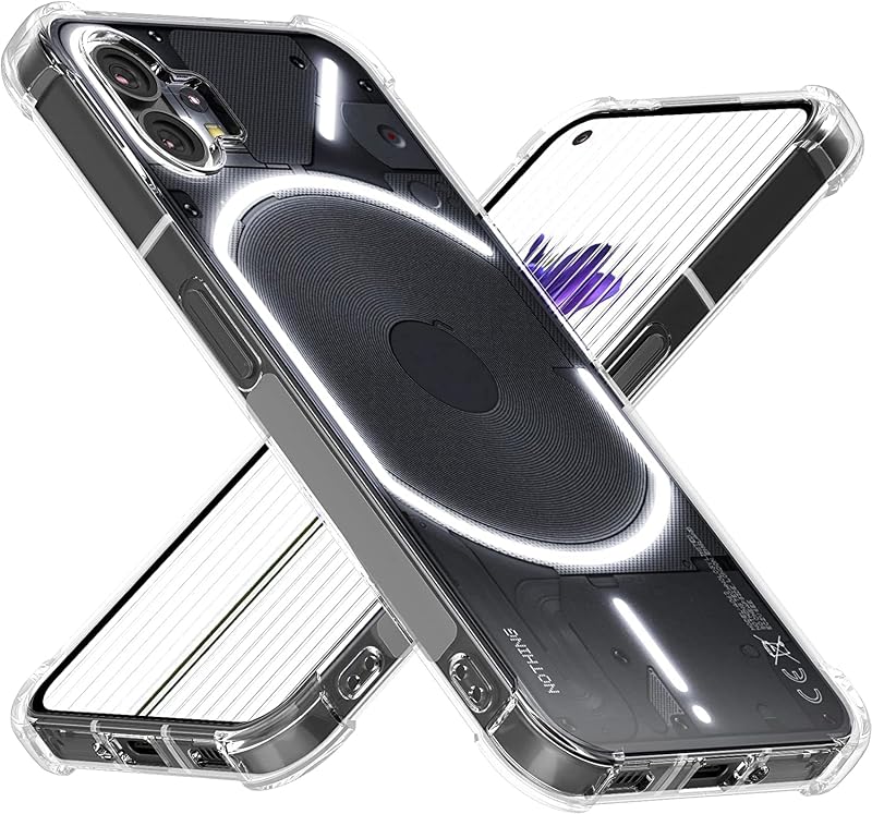 Amazon Brand - Solimo Basic Case for Nothing 1 (Thermoplastic Polyurethane_Transparent)