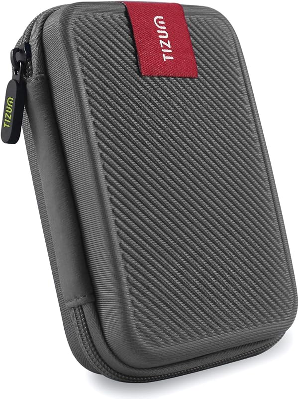 Tizum Double Padded TZ-HDD 2.5-inch External Hard Drive Case (Black)