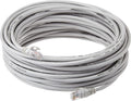 Amazon Basics RJ45 Cat-5e Network Ethernet Patch/LAN Cable for Router - 50 Feet (15.2 Meters, White)