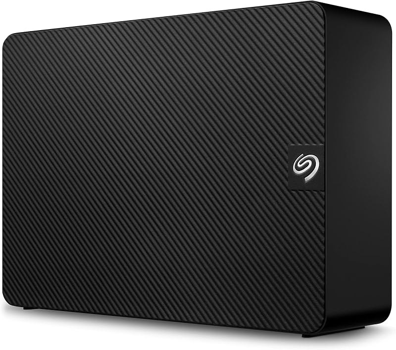 Seagate Expansion 4TB Desktop External HDD - USB 3.0 for Windows and Mac with 3 yr Data Recovery Services, Portable Hard D...