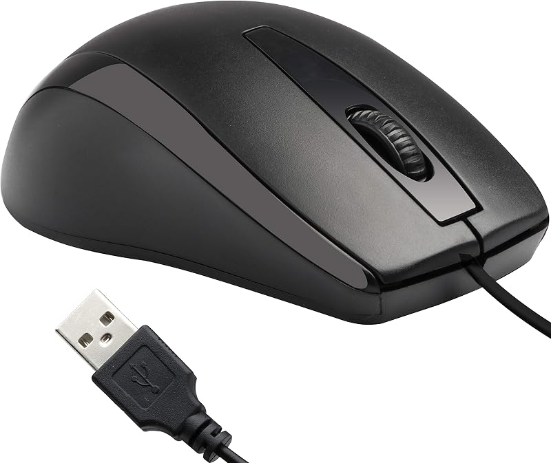Zebronics Zeb-Alex Wired USB Optical Mouse with 3 Buttons