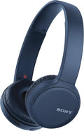 Sony WH-CH510 Wireless Bluetooth On Ear Headphone with Mic (Blue)