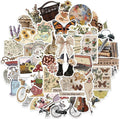 Titu Ki Baatein 50 PCS Cute Vintage Stickers - Vinyl Kids Stickers for Water Bottle Laptop Skateboard Phone - Wateproof Re...