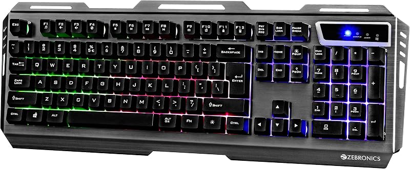 Zebronics Zeb-Transformer-k USB Gaming Keyboard with Multicolor LED Effect