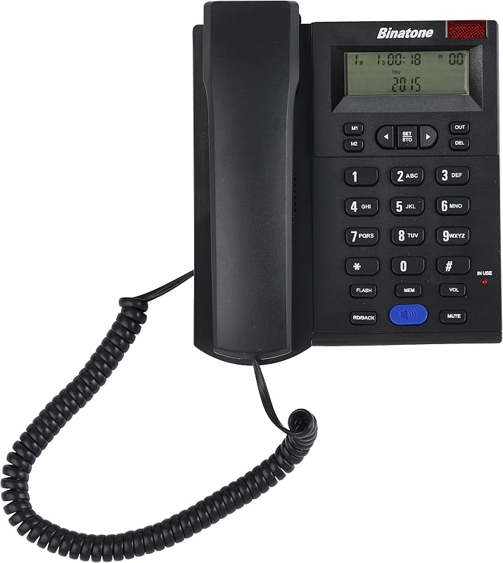 Binatone Concept 700 Corded Landline Phone (Black)