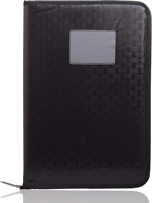 OFIXO File Folder Leatherette Material Professional File Folders for Certificates, Documents Holder, Card Holder, Cheque B...