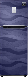 Samsung 253 L 3 Star Inverter Frost-Free Double Door Refrigerator (RT28T3753UV/HL, Blue Wave, Convertible, 2022 Model)