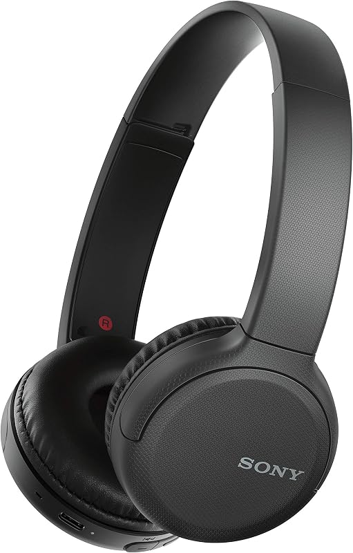 Sony WH-CH510 Bluetooth Wireless On Ear Headphones with Mic (Black)