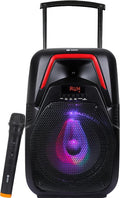 Zoook Thunder Storm Bluetooth Party Speaker 80Watt/USB/TF/AUX/FM/Built-in Battery/Wireless Mic/Professional Class D Amplif...