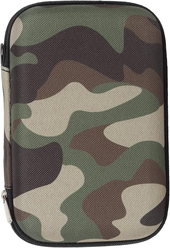 GadgetBite External Printed Hard Drive Disk Enclosure Portable Carrying Case Cover Pouch Casing for 2.5-Inch Hard Drive (A...