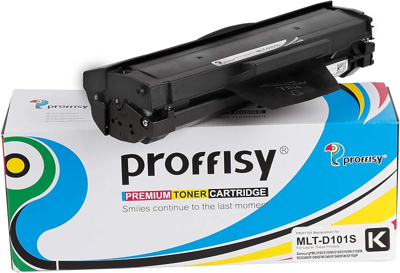 proffisy MLT D101S Toner Cartridge for Samsung ML 2161, SCX 3401,2160,2162G,2165,2166W,2168,3405,3400,SF 760P,SF 761 (Indi...