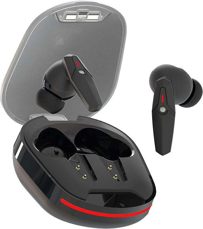 Wings Phantom 105 Wireless in Ear Earbuds with Mic, RGB LED Gaming Design. 60 Hours Mega Playtime, 13 mm HD BASS Drivers, ...