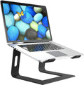 ELV DIRECT Ergonomic Aluminum Ventilated Overheat Protection Detachable Computer Laptop Tabletop Mount Stand Riser (Black,...