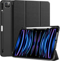 ProElite Smart Case for iPad Pro 12.9 inch 2022/2021 6th/5th Generation [Auto Sleep/Wake Cover] [Pencil Holder] [Soft Flex...