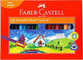 Faber-Castell Erasable Plastic Crayon Set - 70mm, Pack of 15 (Assorted)