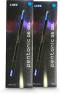 Pentonic Gel Pen (Pack of 20, Blue Ink)