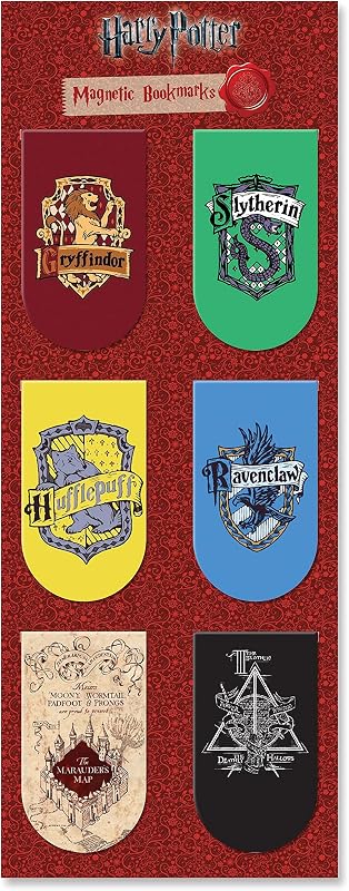 MC SID Razz Harry Potter Pack of 6 New Magnetic Bookmarks | Gift for Readers and Book Lovers| Girlfriends/Boyfriends Gift...