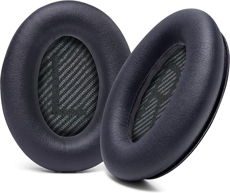 WC Wicked Cushions Premium Replacement Ear Cushions for Bose QC35 ii & QC35 (QuietComfort 35) Headphones - Black