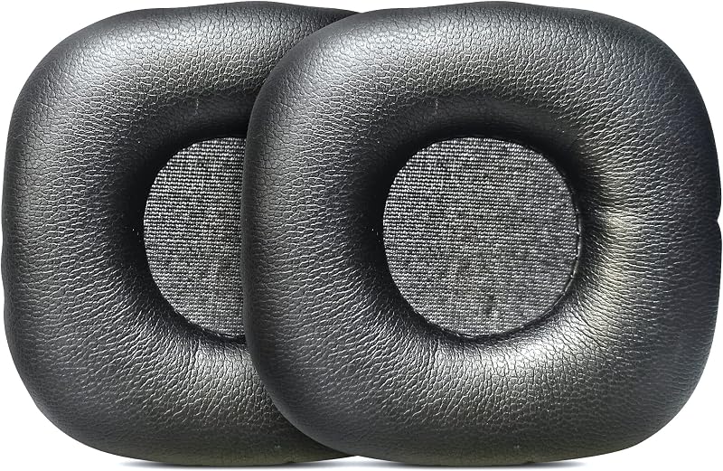 Street27® Protein Leather Replacement Ear Pads Cushions Compatible with Marshall Major, Boat Rockerz 600 Headset Headphone...